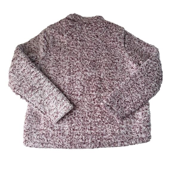 Time and Tru Quarter Zip Jacket Met Burgundy Women’s XL Pockets - Picture 2 of 12